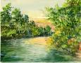Thumbnail image of item number 1 in: '[Jordan River Painting #1]'.