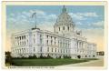 Thumbnail image of item number 1 in: '[Postcard of Minnesota State Capitol Building]'.