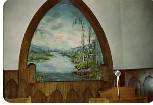 Primary view of object titled '[Baptistry Painting in Corsicana, Texas #3]'.