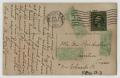 Thumbnail image of item number 2 in: '[Postcard from Gus Brown to George Pedexter, April 1912]'.