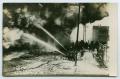 Primary view of [Postcard with an Image of a Fire in Milwaukee, Wisconsin]