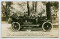 Thumbnail image of item number 1 in: '[Postcard with a Photograph of the Battle Creek F. D. Chief's Car]'.