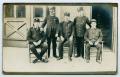 Thumbnail image of item number 1 in: '[Postcard of Five Fire Fighters]'.