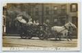 Primary view of [Postcard with a Photo of a Steamer Engine in New Haven, Connecticut]
