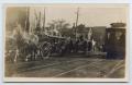 Postcard: [Postcard with a Photo of a Horse-Drawn Steamer Engine]