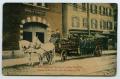 Primary view of [Postcard of a Horse-Drawn Hook and Ladder]
