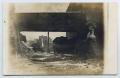 Postcard: [Postcard from J. P. Eagan with a Photograph of a Burnt Building]