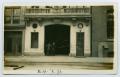 Primary view of [Postcard with a Picture of a New York Fire Station]