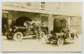 Postcard: [Postcard with a Photograph of Two Vehicles of the Austin Fire Depart…