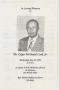 Pamphlet: [Funeral Program for Edgar McDaniel Cook, Jr., June 29, 1994]