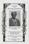 Pamphlet: [Funeral Program for Ethel Leath Dawson, November 3, 2009]