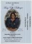 Pamphlet: [Funeral Program for Mary Effie Bellinger, September 3, 2011]