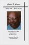 Thumbnail image of item number 1 in: '[Funeral Program for Charles R. Cannon, January 25, 2014]'.