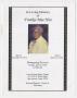 Primary view of [Funeral Program for Frankie Mae Hice, April 9, 2010]