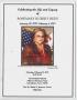 Pamphlet: [Funeral Program for Rosemary Hubert Deen, February 14, 2015]