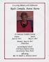 Pamphlet: [Funeral Program for Ruth Cornelia Aaron Burns, May 18, 2015]