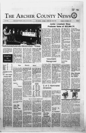 Primary view of object titled 'The Archer County News (Archer City, Tex.), Vol. 61, No. 44, Ed. 1 Thursday, November 2, 1978'.