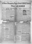 Thumbnail image of item number 1 in: 'The Leader (Archer City, Tex.), Vol. 1, No. 16, Ed. 1 Friday, December 17, 1954'.