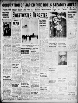 Primary view of object titled 'Sweetwater Reporter (Sweetwater, Tex.), Vol. 48, No. 212, Ed. 1 Sunday, September 9, 1945'.