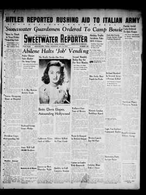 Primary view of object titled 'Sweetwater Reporter (Sweetwater, Tex.), Vol. 44, No. 168, Ed. 1 Thursday, January 2, 1941'.