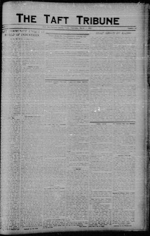 Primary view of object titled 'The Taft Tribune (Taft, Tex.), Vol. 2, No. 45, Ed. 1 Thursday, March 8, 1923'.