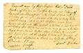 Primary view of [Agreement for sale of Boston, an enslaved man, in Connecticut]