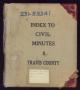 Book: Travis County Clerk Records: Index to Civil Minutes 5