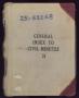 Book: Travis County Clerk Records: General Index to Civil Minutes 3