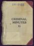 Book: Travis County Clerk Records: Criminal Minutes G