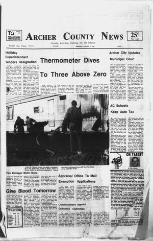 Primary view of object titled 'Archer County News (Archer City, Tex.), No. 2, Ed. 1 Thursday, January 14, 1982'.