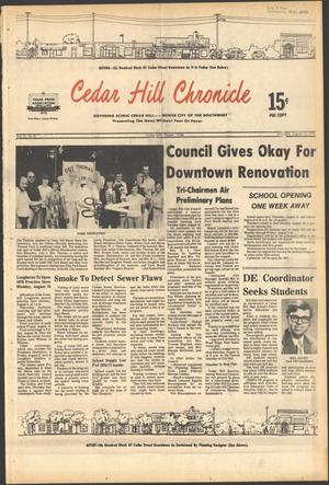 Primary view of object titled 'Cedar Hill Chronicle (Cedar Hill, Tex.), Vol. 12, No. 51, Ed. 1 Thursday, August 12, 1976'.