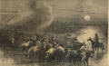Primary view of [Print from Harper's Weekly, October 19, 1867. "A Drove of Texas Cattle Crossing a Stream"]