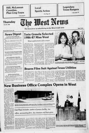 Primary view of object titled 'The West News (West, Tex.), Vol. 96, No. 26, Ed. 1 Thursday, June 26, 1986'.