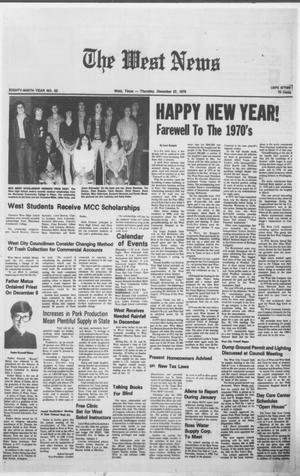 Primary view of object titled 'The West News (West, Tex.), Vol. 89, No. 52, Ed. 1 Thursday, December 27, 1979'.