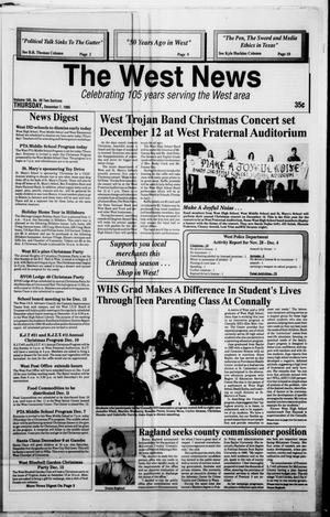 Primary view of object titled 'The West News (West, Tex.), Vol. 105, No. 49, Ed. 1 Thursday, December 7, 1995'.