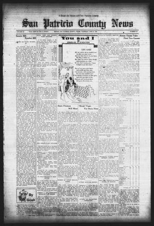 Primary view of object titled 'San Patricio County News (Sinton, Tex.), Vol. 25, No. 21, Ed. 1 Thursday, June 8, 1933'.