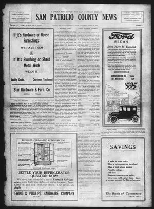 Primary view of object titled 'San Patricio County News (Sinton, Tex.), Vol. 15, No. 7, Ed. 1 Thursday, March 22, 1923'.