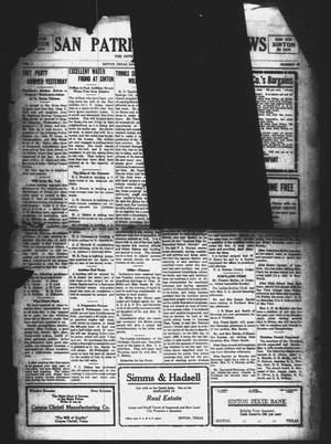 Primary view of object titled 'San Patricio County News (Sinton, Tex.), Vol. 1, Ed. 1 Thursday, March 25, 1909'.