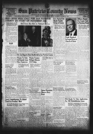 Primary view of San Patricio County News (Sinton, Tex.), Vol. 33, No. 42, Ed. 1 Thursday, October 30, 1941