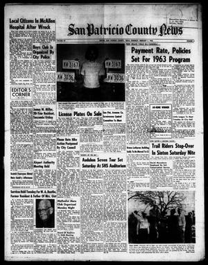 Primary view of object titled 'San Patricio County News (Sinton, Tex.), Vol. 55, No. 6, Ed. 1 Thursday, February 7, 1963'.