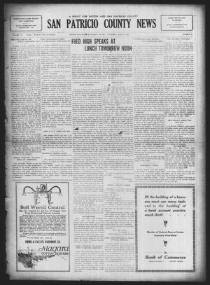 Primary view of object titled 'San Patricio County News (Sinton, Tex.), Vol. 16, No. 19, Ed. 1 Thursday, June 12, 1924'.