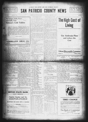 Primary view of object titled 'San Patricio County News (Sinton, Tex.), Vol. 9, No. 1, Ed. 1 Friday, February 16, 1917'.