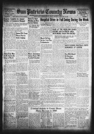 Primary view of San Patricio County News (Sinton, Tex.), Vol. 33, No. 7, Ed. 1 Thursday, February 27, 1941