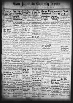 Primary view of San Patricio County News (Sinton, Tex.), Vol. 39, No. 8, Ed. 1 Thursday, February 27, 1947