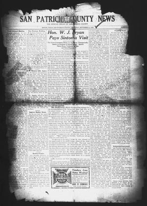 Primary view of object titled 'San Patricio County News (Sinton, Tex.), Vol. 1, No. 32, Ed. 1 Thursday, September 9, 1909'.