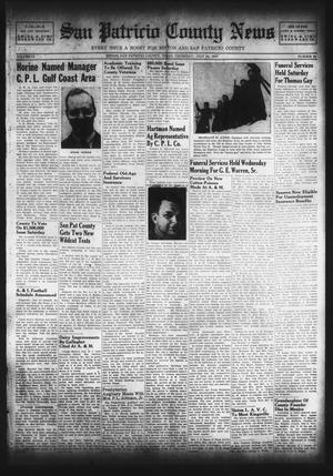 Primary view of San Patricio County News (Sinton, Tex.), Vol. 39, No. 29, Ed. 1 Thursday, July 24, 1947