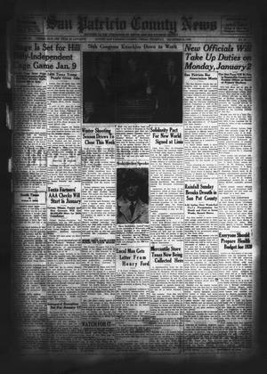 Primary view of object titled 'San Patricio County News (Sinton, Tex.), Ed. 1 Thursday, December 29, 1938'.
