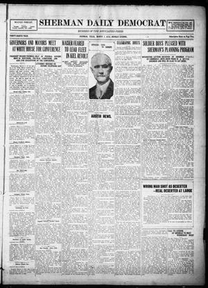 Primary view of object titled 'Sherman Daily Democrat (Sherman, Tex.), Vol. THIRTY-EITHTH YEAR, Ed. 1 Monday, March 3, 1919'.