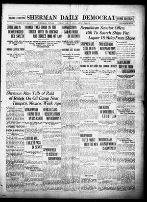 Primary view of object titled 'Sherman Daily Democrat (Sherman, Tex.), Vol. 41, No. 213, Ed. 1 Friday, July 7, 1922'.