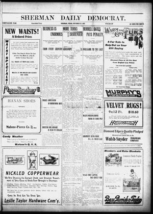 Primary view of object titled 'Sherman Daily Democrat (Sherman, Tex.), Vol. 32, Ed. 1 Tuesday, October 29, 1912'.